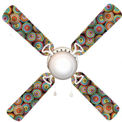 Ventilateur de plafond 4 pales 42 "