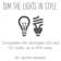 adorne Paddle 450 Watt LED/CFL Single Pole and 3-Way Dimmer with Microban