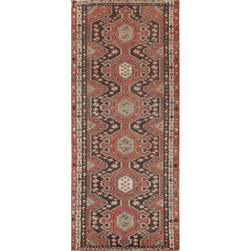 Tapis de couloir géométrique 4 x 10