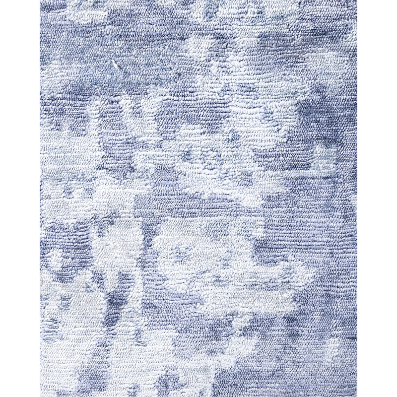 Overdyed One-of-a-Kind Rectangle 9' X 12'2" Hand Knotted Area Rug