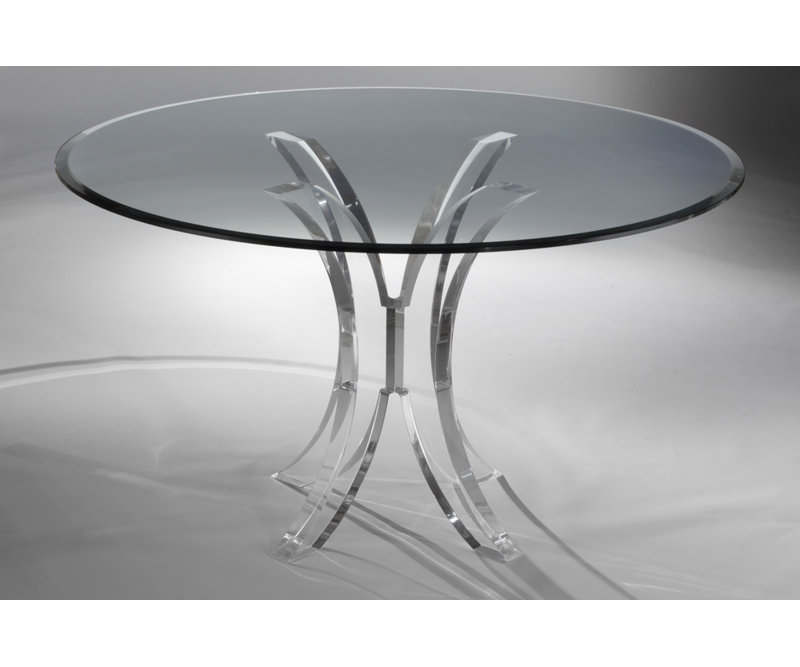 Olivia Glass Top Dining Table