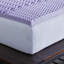 Surmatelas en mousse viscoélastique 2 po zoné, 5 zones ciblées, réversible - taille simple-2123814998