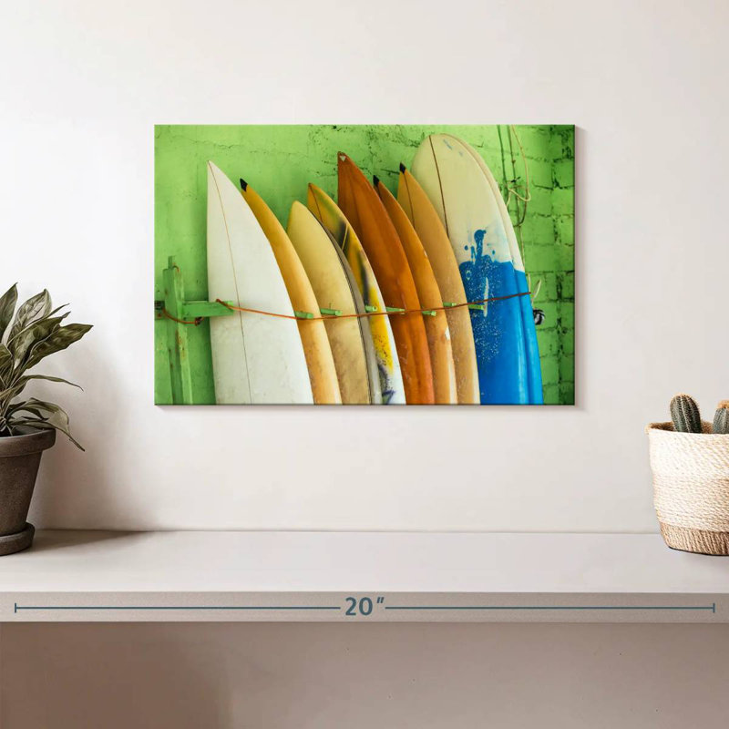 Senne Surfboard Shop, 8" H x 12" W