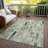 Laventhia Green Washable Indoor-Outdoor Rug - LOOMLAN-749727462