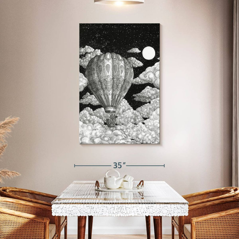 Mehar Hot Air Balloon Adventure Awaits, 48" H x 32" W
