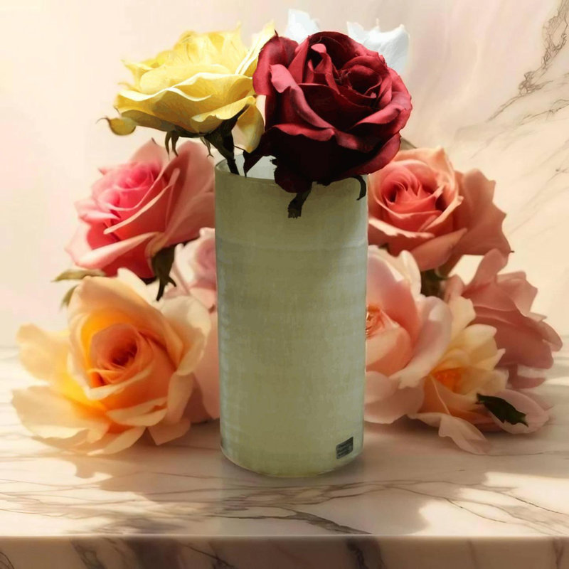 Beige Onyx Flower Vase