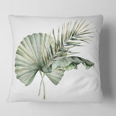 Housse et insert de coussin carré Tropical