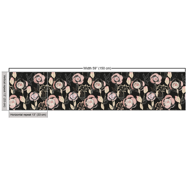 Chiwa Victorian Flower Blooming Leaves Multi-purpose Fabric