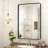Molly Tempered Glass and Metal Framed French Cleat Mounted Wall Bathroom / Vanity Mirror-86873724-131138262-124545818