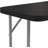 Plastic Folding Table, Long Plastic Training Table For Indoor/Outdoor Events, Black