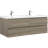 Modern Minimalist Solid Surface Vanity With Engineered Wood For Elegant Bathroom Storage