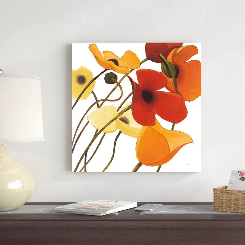 «Up Two» sur fond blanc jaune, H 20 po x l 20 po x P 1,25 po