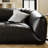 Retro Minimalist Straight-layout Black Sofa
