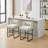 Upholstered 26'' Counter Stool with Metal Frame (Set of 2)-681237187-681283599