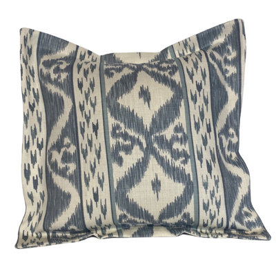 Geometric Cotton Blend Reversible Pillow Cover