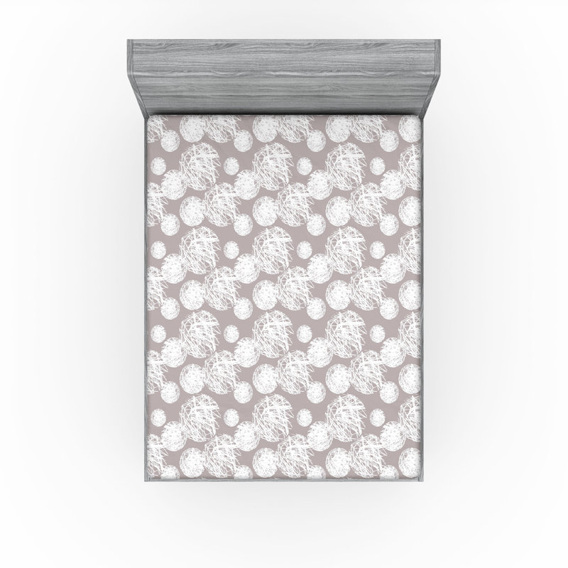 Drap-housse à motif abstrait Ambesonne, Drap-housse de taille très grand