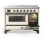 Majestic III Series 48 Inch Induction Range with 6 Induction Elements in Matte Graphite (Brass Trim)-1917753920-1917753923