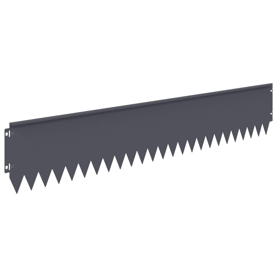 15cm H x 103cm W Steel Lawn Edging
