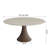 Travertine Texture Stone Dining Table-367599285-367599281