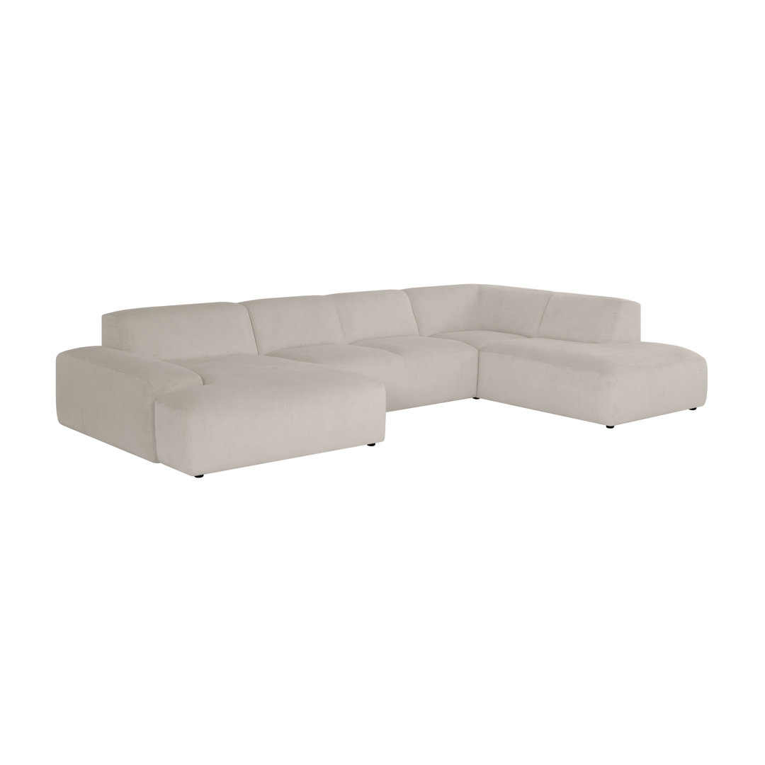 Wohnlandschaft Chiodo - großes Sofa Element - normale Länge Chaise Longue - Ottomane