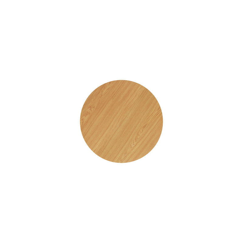 Richason 80cm Circle Conference Table, Oak