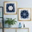 Indigo kaleidoscope I - ensemble de 2 reproductions d'art-1817703620-1817703624-1817703631