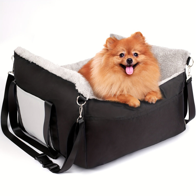 Siège de sécurité pour auto pour petits chiens / chats, confortable et sécuritaire, jusqu'à 25 lb
