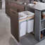 Poubelles doubles en bois Rev-A-Shelf -130619753