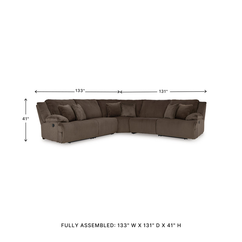 Matherly 5-Piece Reclining Sectional