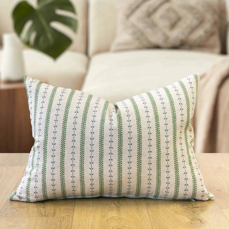 Striped Cushion, Synthetic filled, 43x30cm