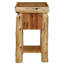 Table de chevet avec tiroir Cedar Log-1070662180