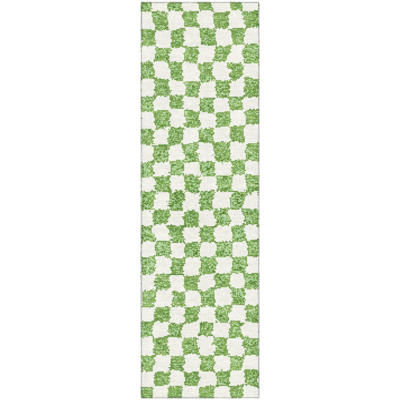 Premium Machine Washable Millbrook AMF1958 Geometric Rug, Runner 2'3" x 7'6"