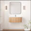 Meuble-lavabo mural 36 po Arcora avec comptoir en marbre artificiel Carrara, lavabo en céramique et tiroir de rangement spacieux-1575240551-1575240549