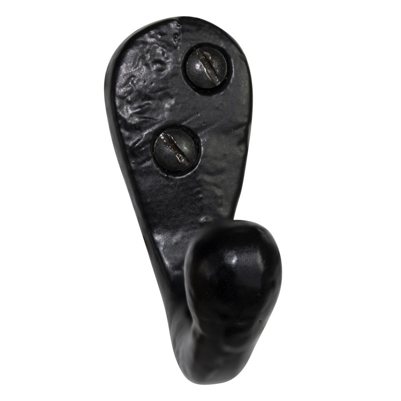 Iron Wall Wall Hook, Black