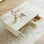 Modern Cream Coffee Table Piano Finish
