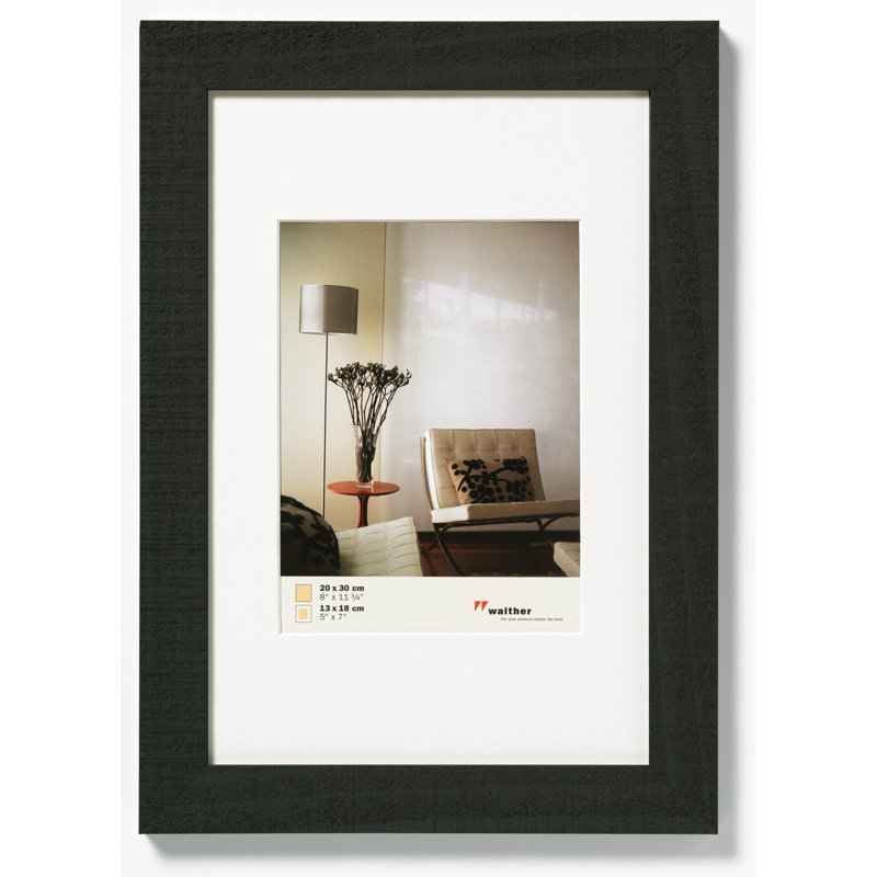 Home Solid Wood Picture Frame, Black, 50cm H x 40cm W