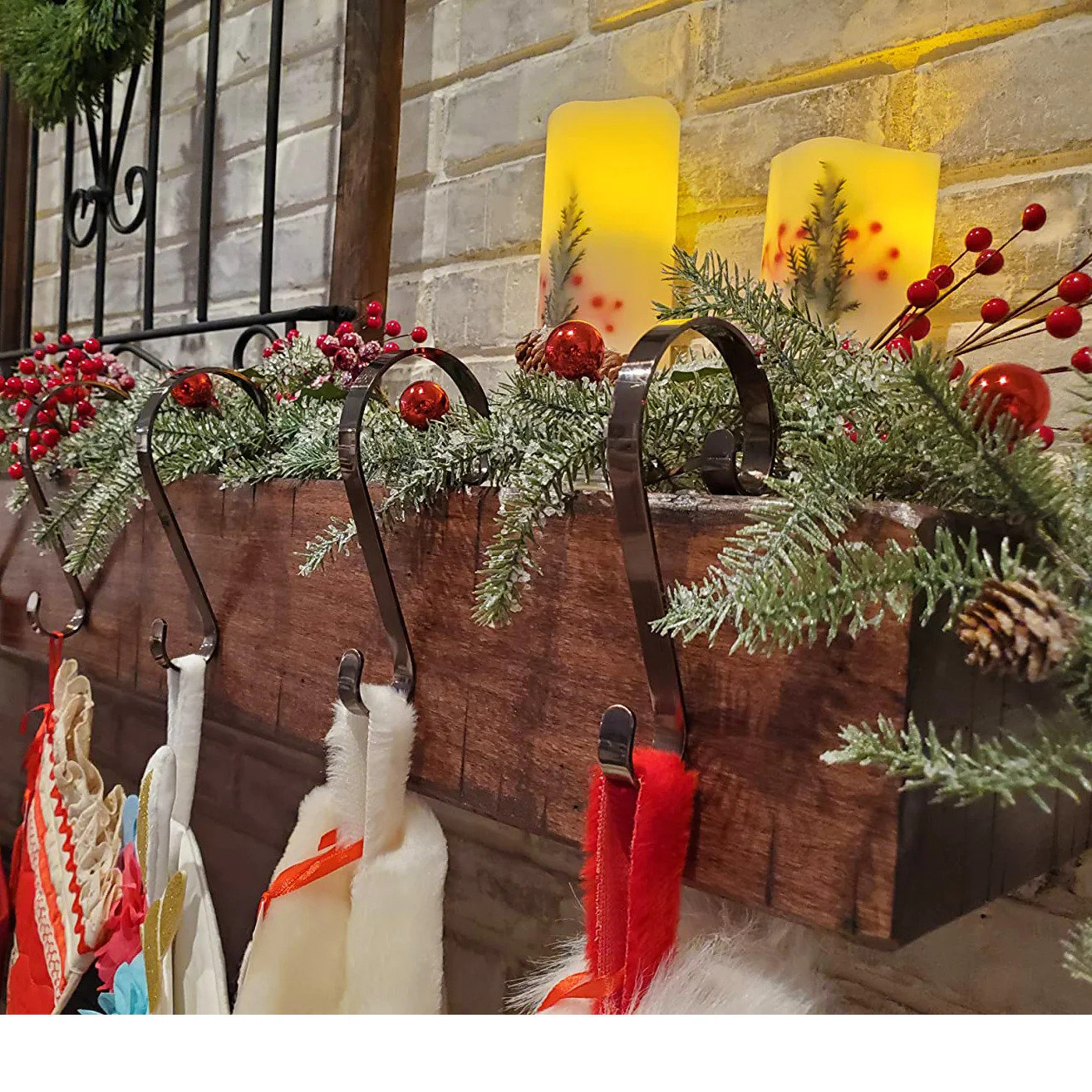 The Holiday Aisle® Stocking Holder, Oil-Rubbed Bronze