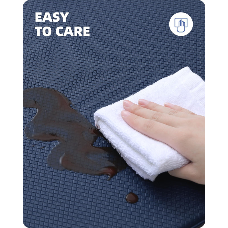 Soft Kitchen Rugs 2 Pieces, Blue