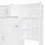 Lit escamotable double pleine grandeur avec bureau, armoire supérieure et tablettes de rangement, lit pliable peu encombrant pour une vie moderne-1109499484-1109499487