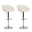 Fauteuil d'appoint en velours semi-circulaire avec dossier ergonomique Hengming, beige-129505973