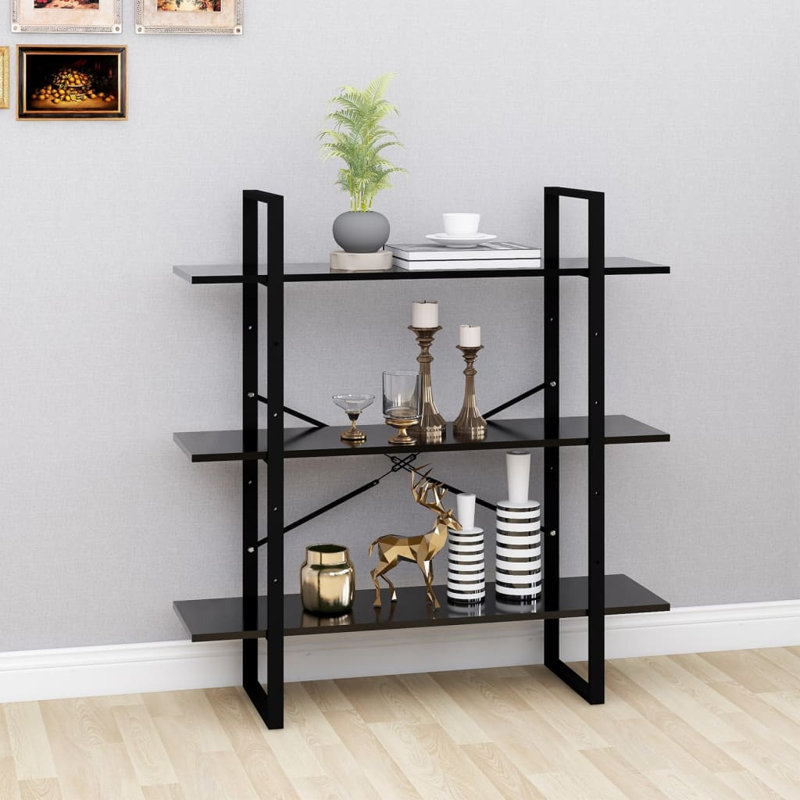 Armoire à livres vidaXL, Blanc, H 41,3 po x l 39,4 po x P 11,8 po