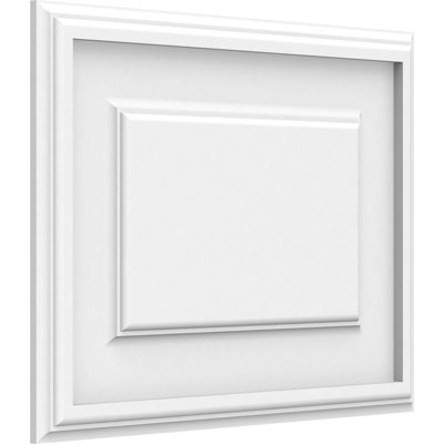 Panneau mural surélevé en PVC blanc Legacy