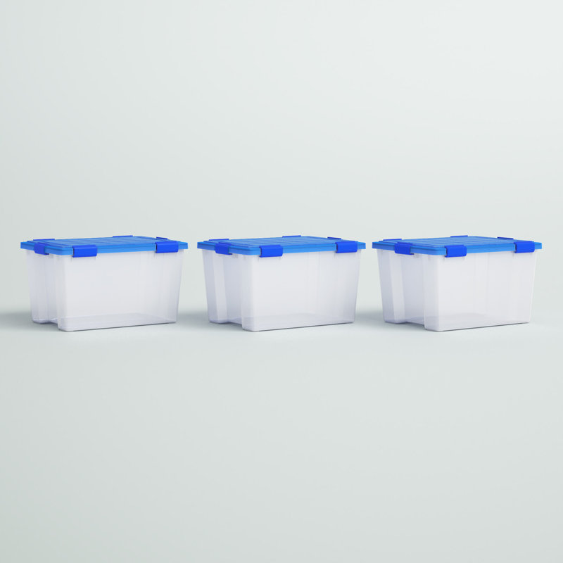 IRIS 15 Gal. Weatherproof Plastic Storage Tote, 50