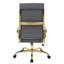 Fauteuil de bureau en cuir Humairaa-1103856401