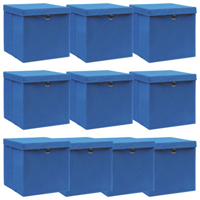 Storage Boxes with Lids Fabric