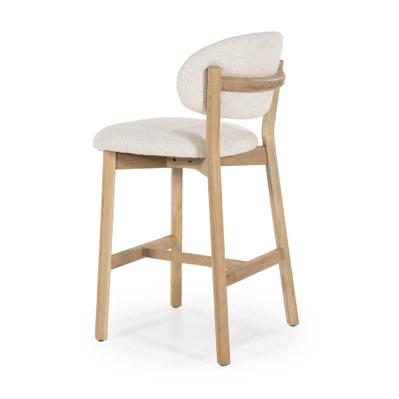 Mikky Barstool, Beige, Natural