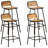 Janelee Counter Stool with Metal Frame