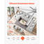 Ventilateur de plafond en aluminium avec moteur CC réversible sans lumière-111624305-111624306