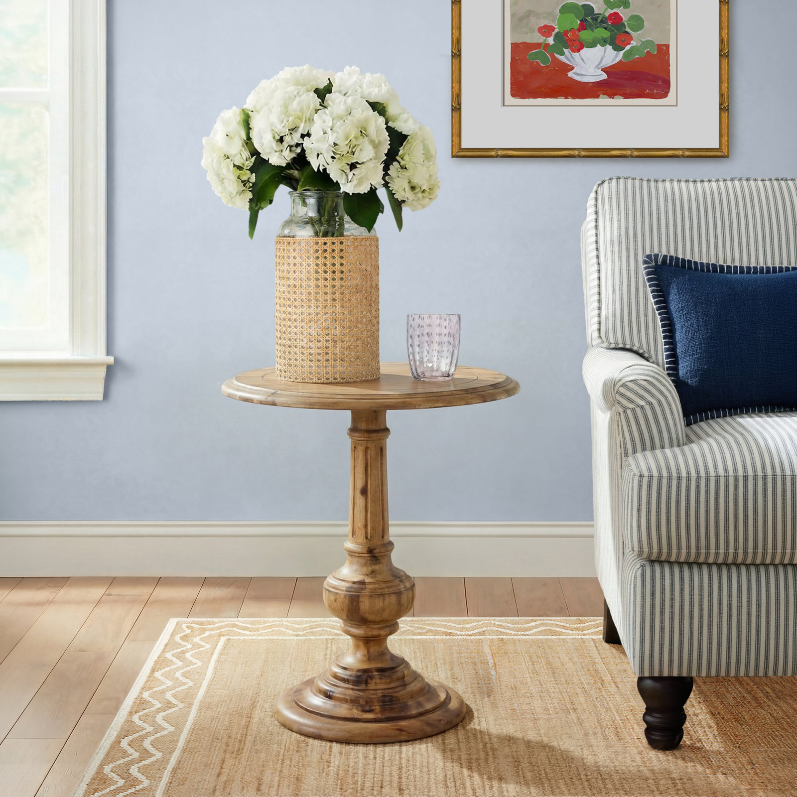 Veronica 22" Acacia End Table