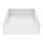 Dianthus 15" L x 15" W x 5" H Matte White Handmade Square Vessel Bathroom Sink